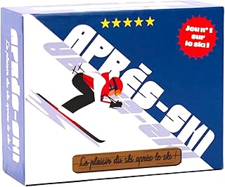 Après-Ski - Jeu de société - Jeu de Cartes sur Le Ski - en Famille ou Entre Amis - pour Enfants et Adultes - 2 à 16 Joueurs